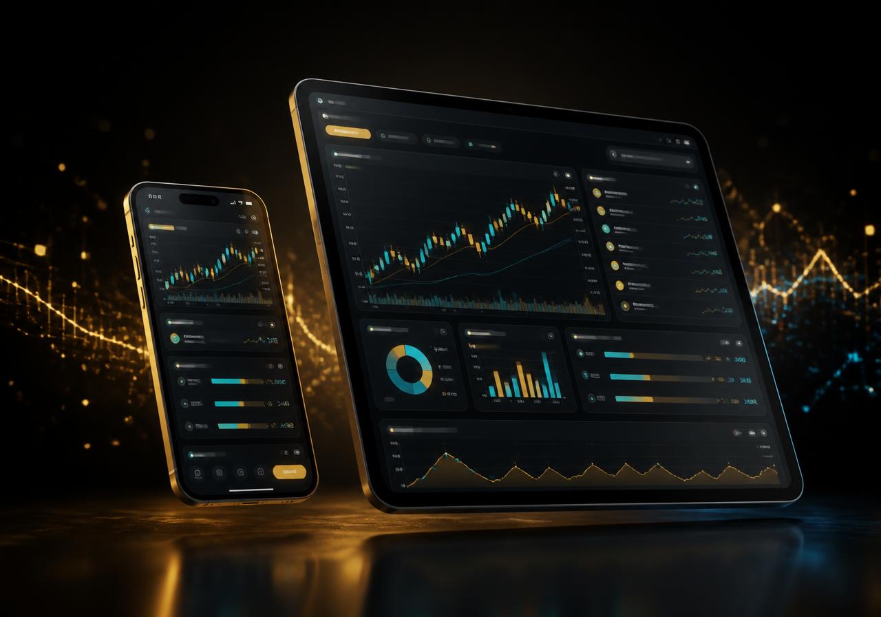 Smart Capital dashboard running on tablet and phone